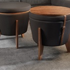 Puff Baú Mesa Flex Decorativa Grafite Myhouse