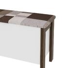 Puff Baú Multimóveis Cr35002 Branco/nogal