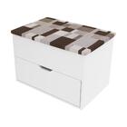 Puff Baú Multimóveis Cr35028 Branco