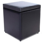 Puff Baú Porta Objetos Courvin 40x40cm Bf Colchões