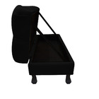 Puff Baú Retrô Luiz Xv Capitonê 1 Metro Suede - Ssx Multicois