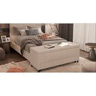 Puff Baú Sapateira Casal 138x50x48cm Móveis Digital Corano Be