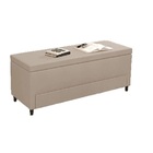 Puff Baú Sapateira King 193x50x48 Cm - Móveis Digital - Coran