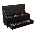 Puff Baú Sapateira Queen 158x50x48 Cm - Móveis Digital - Sued