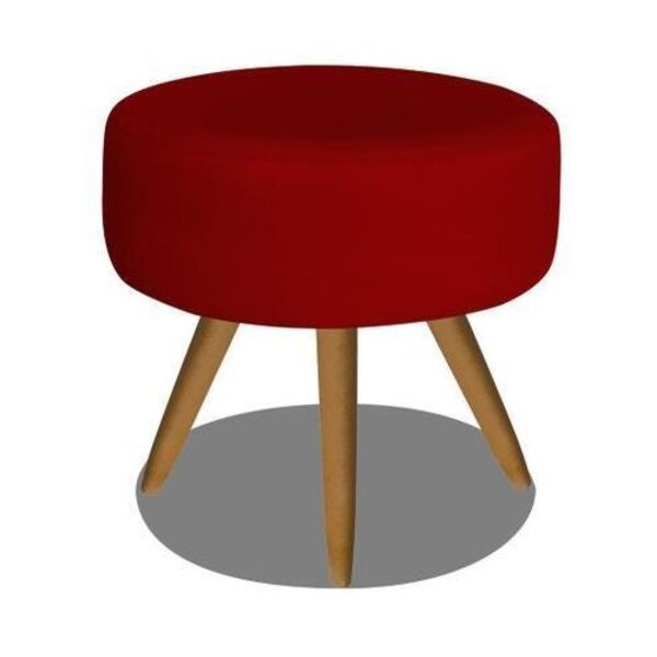 Puff Bene Decoração Pé Palito Redondo Recepção Escritório Sal