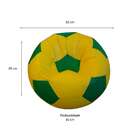 Puff Bola Super Amarelo E Verde