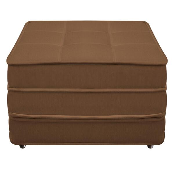 Puff Cama Solteiro Dobrável Camilla Veludo Cobre - Global