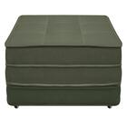 Puff Cama Solteiro Dobrável Camilla Veludo Slim Castor - Glob