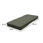 Puff Cama Solteiro Dobrável Camilla Veludo Slim Castor - Glob