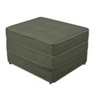 Puff Cama Solteiro Dobrável Camilla Veludo Slim Castor - Glob