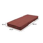 Puff Cama Solteiro Dobrável Camilla Veludo Slim Goiaba - Glob