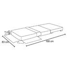 Puff Cama Solteiro Lucia Suede D05 Azul Marinho - Mpozenato