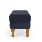 Puff Canis / Couro Azul