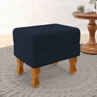 Puff Canis / Sued Azul Marinho