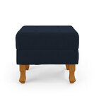 Puff Canis / Sued Azul Marinho