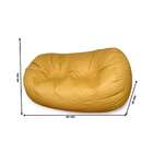 Puff Casal Big Em Mostarda