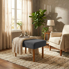 Puff Charme Decorativo Assento Extra Para Sala Quarto Closet