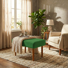 Puff Charme Decorativo Assento Extra Para Sala Quarto Closet