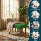 Puff Charme Decorativo Assento Extra Para Sala Quarto Closet