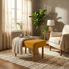 Puff Charme Decorativo Assento Extra Para Sala Quarto Closet