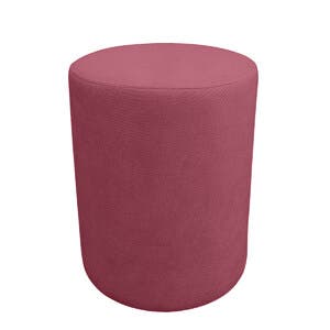 Puff Cilindro Live Para Sala E Quarto Suede Rose - Jylcrom | Leroy Merlin