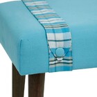 Puff Cj 2 Pc Faixa Xadrez Tiffany