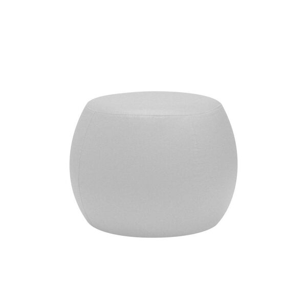 Puff Cleo 55cm Pu Sintético Branco - Gran Belo