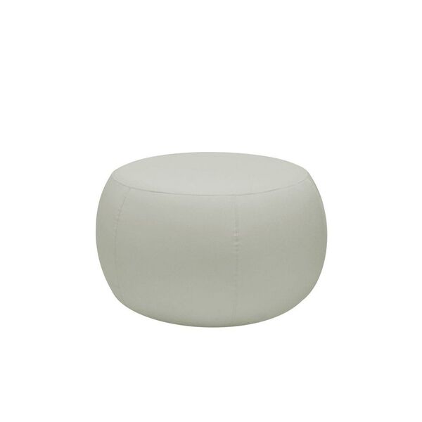 Puff Cleo 70cm Pu Sintético Bege Claro - Gran Belo