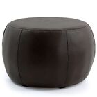 Puff Cleo 70cm Pu Sintético Marrom - Gran Belo