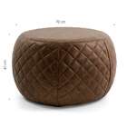 Puff Club Tressê Iii Marrom