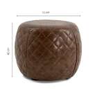 Puff Club Tressê V Marrom