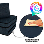 Puff Colchonete Dobrável / Sofá 3 em 1 + Travesseiro Casal BF