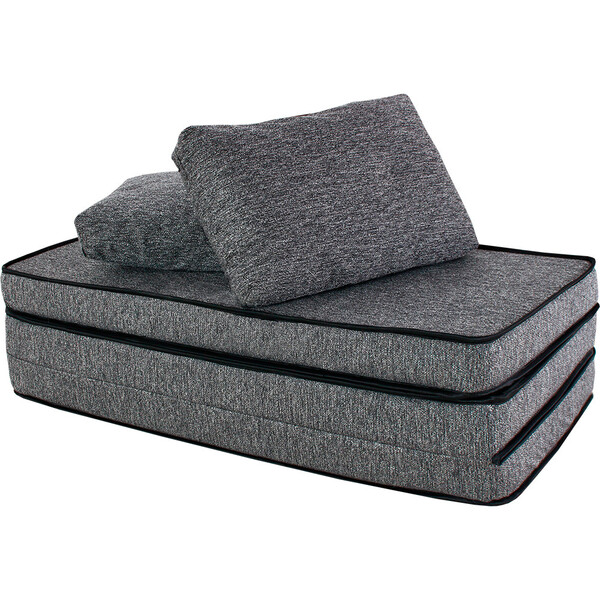 Puff Colchonete Dobrável / Sofá 3 em 1 + Travesseiro Casal BF