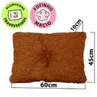 Puff Colchonete Dobrável / Sofá 3 em 1 + Travesseiro Casal BF