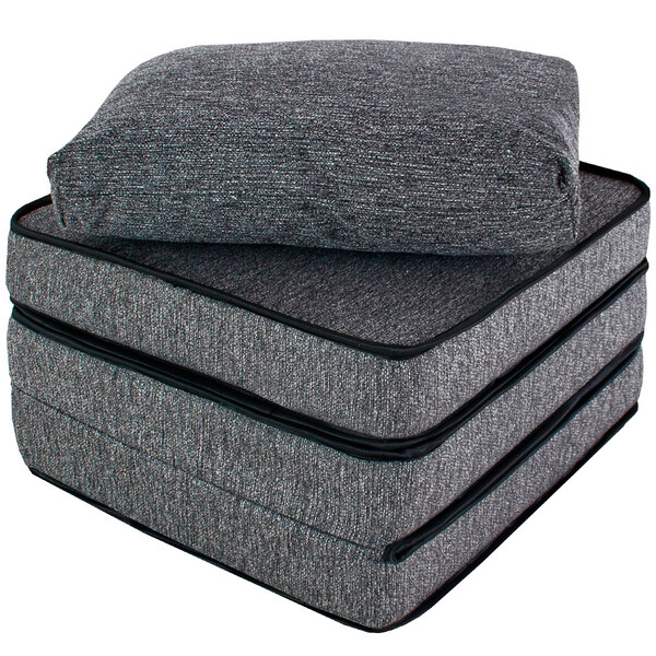 Puff Colchonete Dobrável / Sofá 3 em 1 + Travesseiro Solteiro