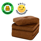 Puff Colchonete Dobrável / Sofá 3 em 1 + Travesseiro Solteiro