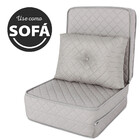 Puff Colchonete Dobrável / Sofá 3 em 1 + Travesseiro Solteiro