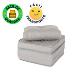 Puff Colchonete Dobrável / Sofá 3 em 1 + Travesseiro Solteiro