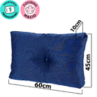 Puff Colchonete Dobrável / Sofá 3 em 1 Espuma D33 + Travessei