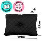 Puff Colchonete Dobrável / Sofá 3 em 1 Espuma D33 + Travessei