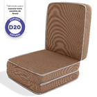 Puff Colchonete Dobrável / Sofá 3 em 1 Solteiro BF Colchões