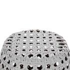 Puff Colmeia Marmore Para Piscina Área Lazer Em Aluminio