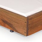 Puff Com Almofada Rustic Versatti Nogueira