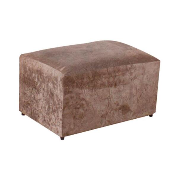 Puff Confortável Em Suede Maceio Finezzi Capuccino