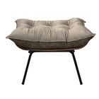 Puff Costela Em Veludo Capuccino - Wed Decor