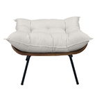 Puff Costela - Moveis Roperi - Linho Bege