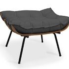 Puff Costela Suede Grafite - Meu Lar Decorações De Ambientes