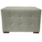 Puff Cuba Decorativo Suede Creme 50x70 D'rost