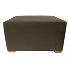 Puff Cuba Especial Decorativo Suede Castor 80x70 Kasa Sofá