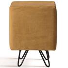 Puff Cube Caramelo Base Estrela Preta - 49870